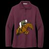 Women's Silk Touch Long Sleeve Polo Thumbnail