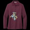 Women's Silk Touch Long Sleeve Polo Thumbnail