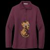 Women's Silk Touch Long Sleeve Polo Thumbnail