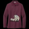 Women's Silk Touch Long Sleeve Polo Thumbnail