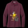 Women's Silk Touch Long Sleeve Polo Thumbnail
