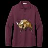 Women's Silk Touch Long Sleeve Polo Thumbnail