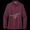 Women's Silk Touch Long Sleeve Polo Thumbnail