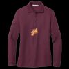 Women's Silk Touch Long Sleeve Polo Thumbnail