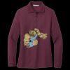 Women's Silk Touch Long Sleeve Polo Thumbnail