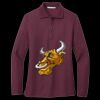 Women's Silk Touch Long Sleeve Polo Thumbnail
