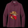 Women's Silk Touch Long Sleeve Polo Thumbnail