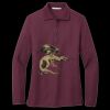 Women's Silk Touch Long Sleeve Polo Thumbnail