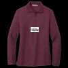 Women's Silk Touch Long Sleeve Polo Thumbnail