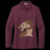 Women's Silk Touch Long Sleeve Polo Thumbnail