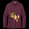 Women's Silk Touch Long Sleeve Polo Thumbnail