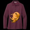 Women's Silk Touch Long Sleeve Polo Thumbnail