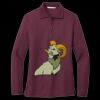 Women's Silk Touch Long Sleeve Polo Thumbnail