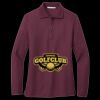 Women's Silk Touch Long Sleeve Polo Thumbnail