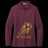 Women's Silk Touch Long Sleeve Polo Thumbnail