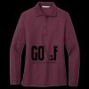 Women's Silk Touch Long Sleeve Polo Thumbnail