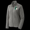 Women's Heather Microfleece Full Zip Jacket Thumbnail