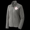 Women's Heather Microfleece Full Zip Jacket Thumbnail