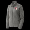 Women's Heather Microfleece Full Zip Jacket Thumbnail