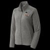 Women's Heather Microfleece Full Zip Jacket Thumbnail