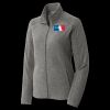 Women's Heather Microfleece Full Zip Jacket Thumbnail