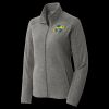 Women's Heather Microfleece Full Zip Jacket Thumbnail