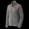 Women's Heather Microfleece Full Zip Jacket Thumbnail