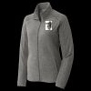 Women's Heather Microfleece Full Zip Jacket Thumbnail