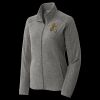 Women's Heather Microfleece Full Zip Jacket Thumbnail