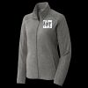 Women's Heather Microfleece Full Zip Jacket Thumbnail