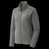 Women's Heather Microfleece Full Zip Jacket Thumbnail