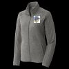 Women's Heather Microfleece Full Zip Jacket Thumbnail