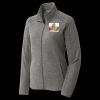 Women's Heather Microfleece Full Zip Jacket Thumbnail