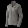Women's Heather Microfleece Full Zip Jacket Thumbnail