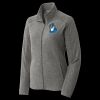 Women's Heather Microfleece Full Zip Jacket Thumbnail