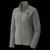 Women's Heather Microfleece Full Zip Jacket Thumbnail