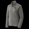 Women's Heather Microfleece Full Zip Jacket Thumbnail