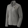 Women's Heather Microfleece Full Zip Jacket Thumbnail