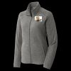 Women's Heather Microfleece Full Zip Jacket Thumbnail