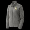 Women's Heather Microfleece Full Zip Jacket Thumbnail