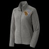 Women's Heather Microfleece Full Zip Jacket Thumbnail