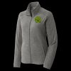 Women's Heather Microfleece Full Zip Jacket Thumbnail