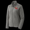 Women's Heather Microfleece Full Zip Jacket Thumbnail