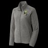 Women's Heather Microfleece Full Zip Jacket Thumbnail