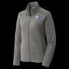 Women's Heather Microfleece Full Zip Jacket Thumbnail