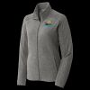 Women's Heather Microfleece Full Zip Jacket Thumbnail