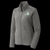 Women's Heather Microfleece Full Zip Jacket Thumbnail