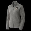 Women's Heather Microfleece Full Zip Jacket Thumbnail