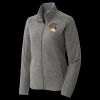 Women's Heather Microfleece Full Zip Jacket Thumbnail