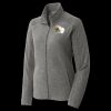 Women's Heather Microfleece Full Zip Jacket Thumbnail